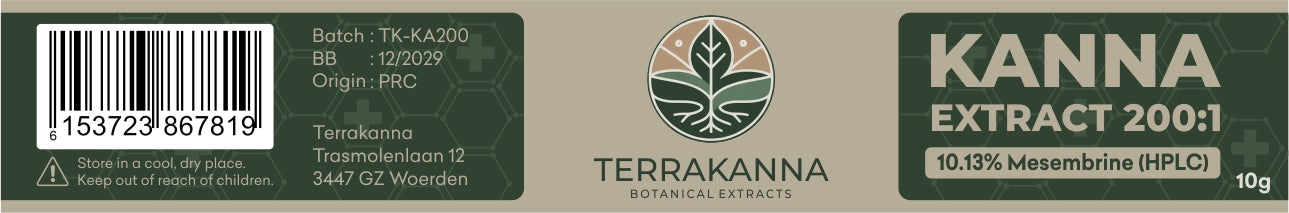Kanna Extract 200:1 - 10g